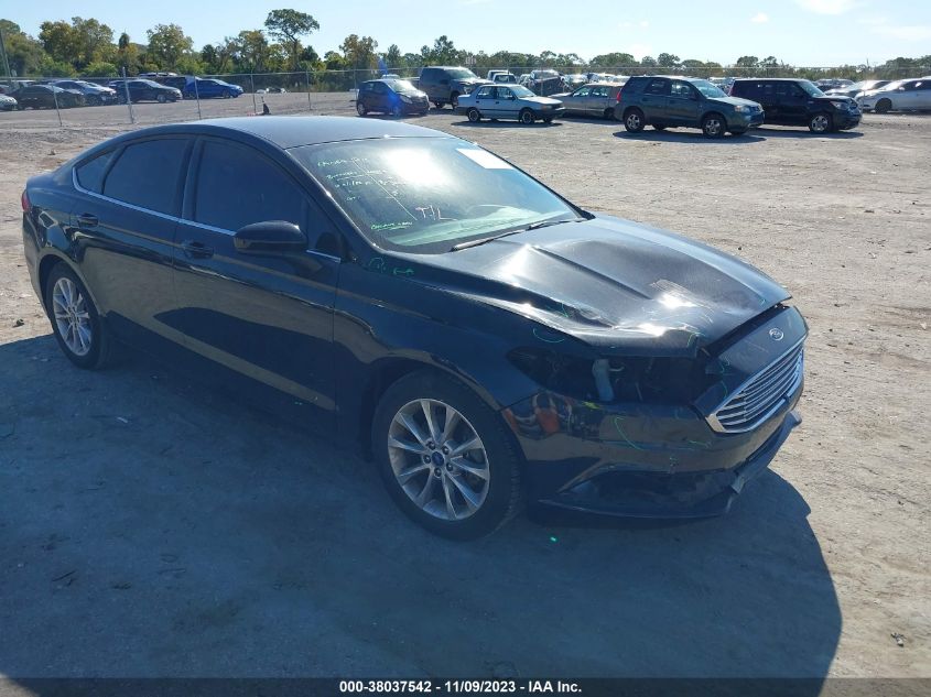 2017 FORD FUSION SE - 3FA6P0HD1HR270398