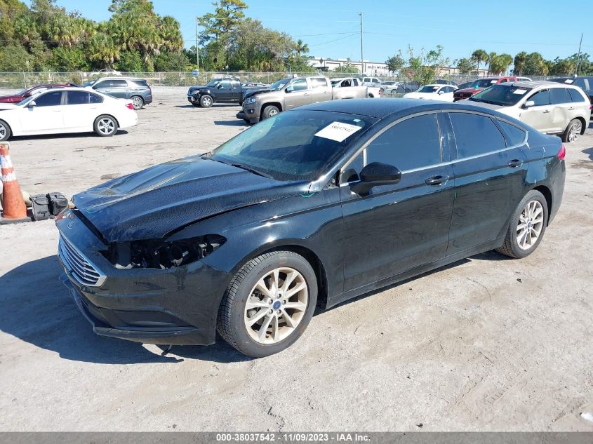 2017 FORD FUSION SE - 3FA6P0HD1HR270398