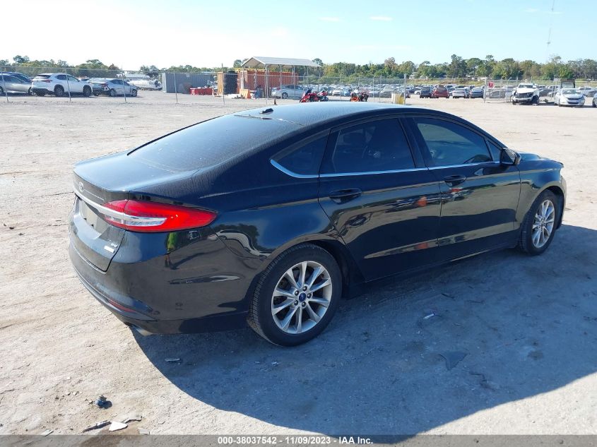 2017 FORD FUSION SE - 3FA6P0HD1HR270398