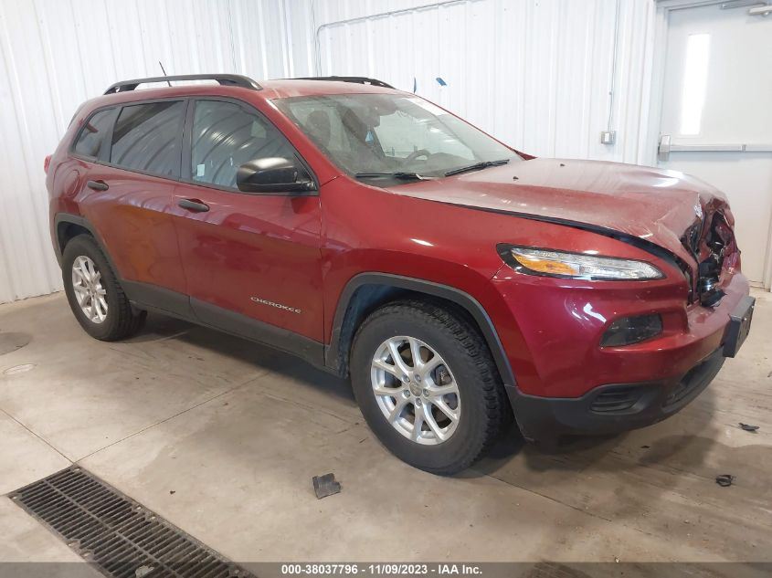 2016 JEEP CHEROKEE SPORT - 1C4PJMABXGW191209