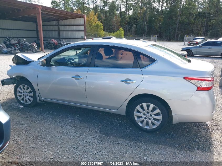 2015 NISSAN SENTRA S/SV/SR/SL - 3N1AB7AP9FL693720