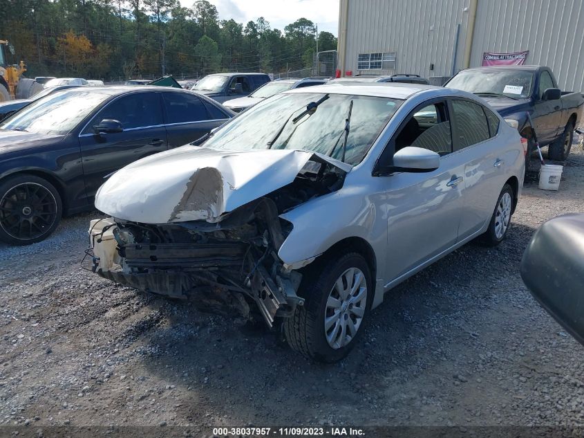 2015 NISSAN SENTRA S/SV/SR/SL - 3N1AB7AP9FL693720