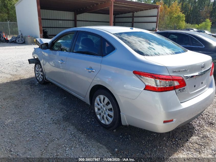 2015 NISSAN SENTRA S/SV/SR/SL - 3N1AB7AP9FL693720