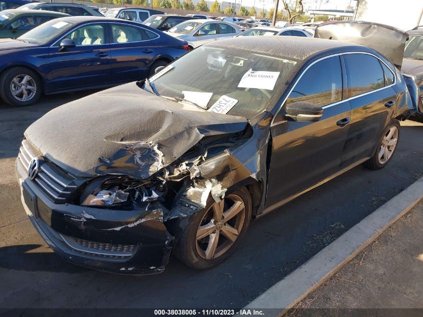 2013 VOLKSWAGEN PASSAT SE - 1VWBP7A37DC150727