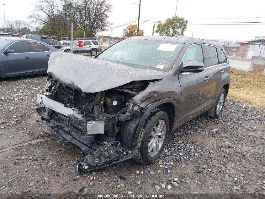 2014 TOYOTA HIGHLANDER LE - 5TDZARFH9ES007636
