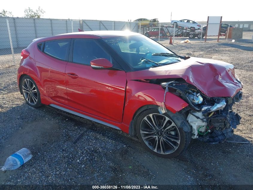 2016 HYUNDAI VELOSTER TURBO - KMHTC6AE3GU263406