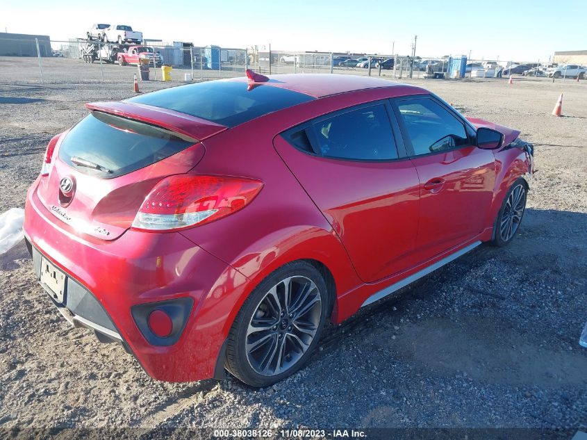 2016 HYUNDAI VELOSTER TURBO - KMHTC6AE3GU263406