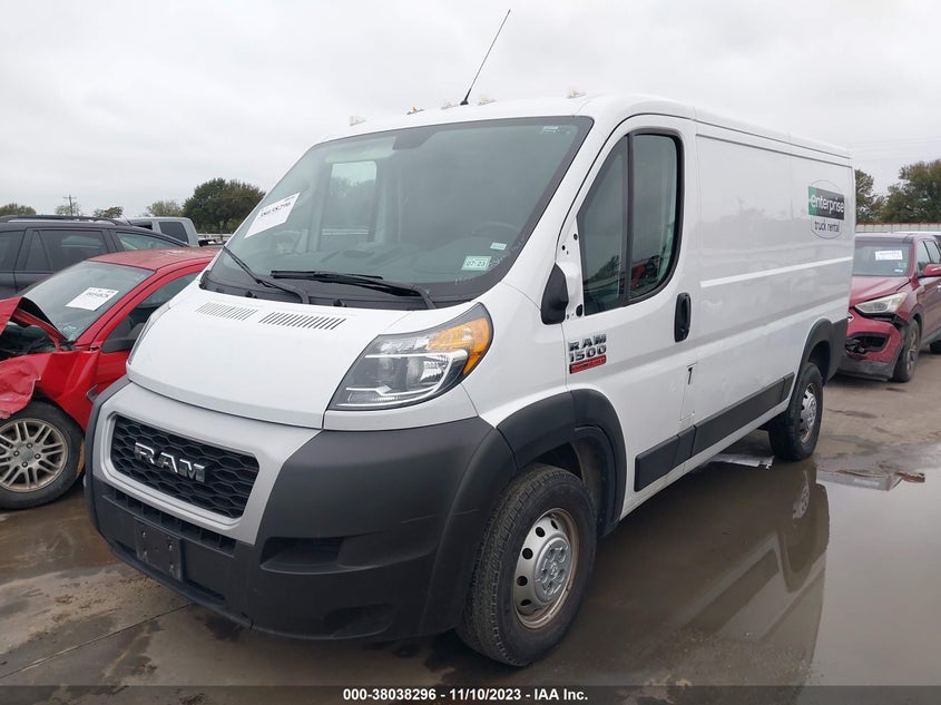 VIN 3C6LRVAG6ME568639 2021 RAM PROMASTER 1500 LOW ROOF 136" WB