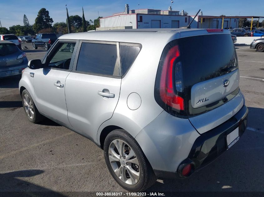 2016 KIA SOUL + - KNDJP3A53G7860987