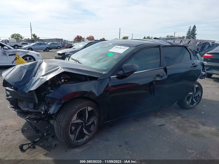 VIN 5NPLP4AG5MH017168 2021 HYUNDAI ELANTRA LIMITED