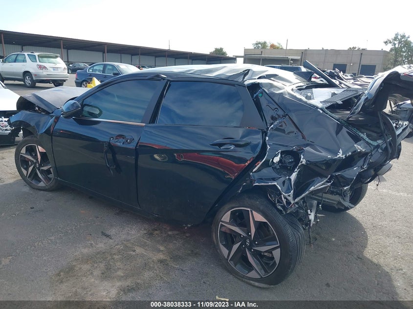 VIN 5NPLP4AG5MH017168 2021 HYUNDAI ELANTRA LIMITED