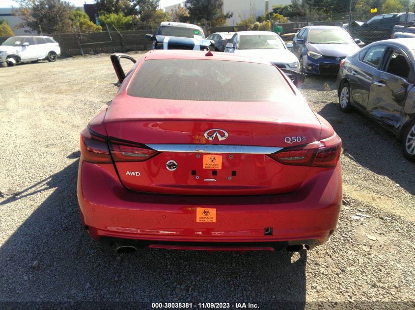 2018 INFINITI Q50 RED SPORT 400 - JN1FV7AR2JM700388