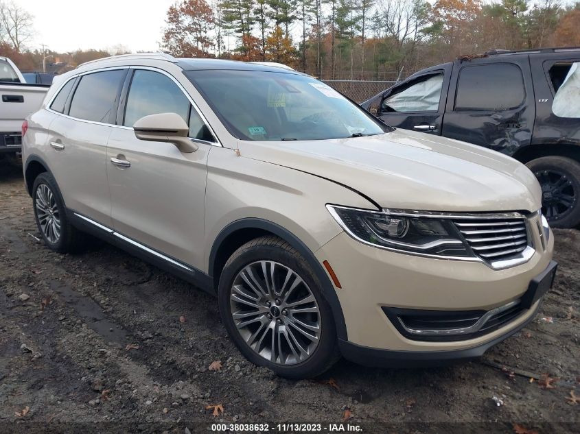2016 LINCOLN MKX RESERVE - 2LMTJ8LR6GBL50874