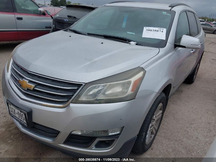 2014 CHEVROLET TRAVERSE LT - 1GNKVGKD9EJ354482