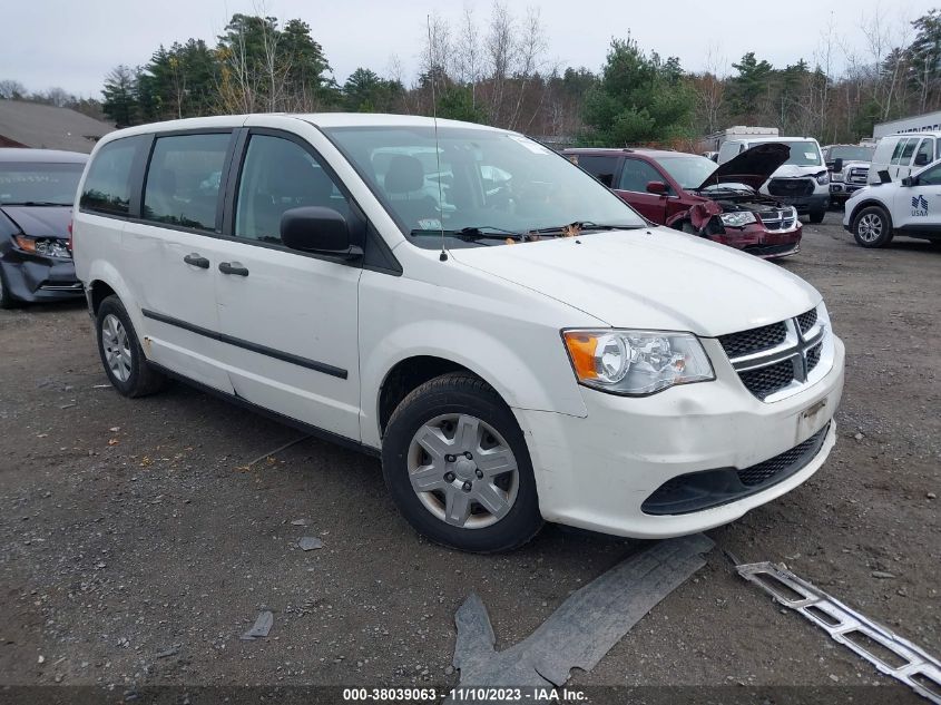 2013 DODGE GRAND CARAVAN SE - 2C4RDGBG6DR640434