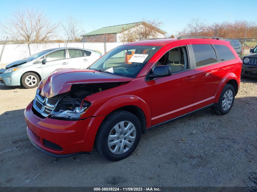 2016 DODGE JOURNEY SE - 3C4PDDAG1GT109585