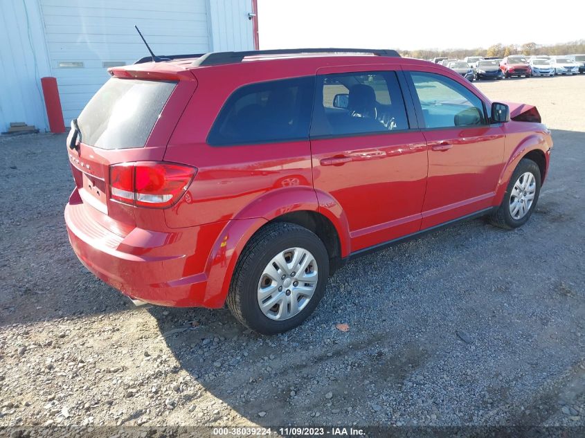 2016 DODGE JOURNEY SE - 3C4PDDAG1GT109585