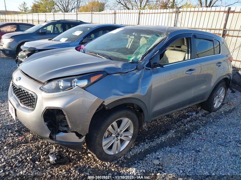 VIN KNDPMCAC1K7608391 2019 KIA SPORTAGE LX