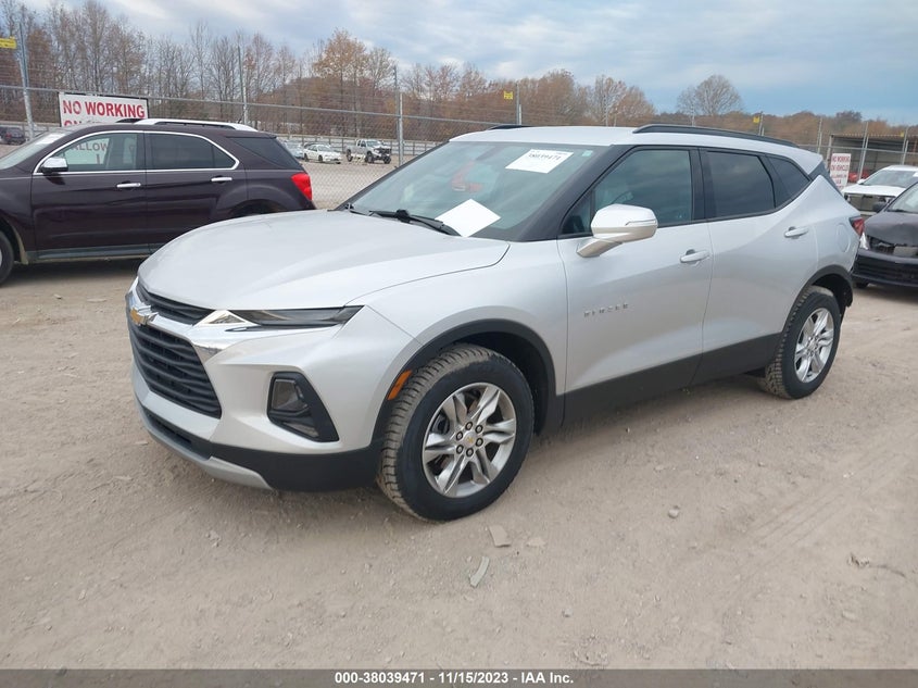 VIN 3GNKBHR41LS653707 2020 CHEVROLET BLAZER AWD 2LT