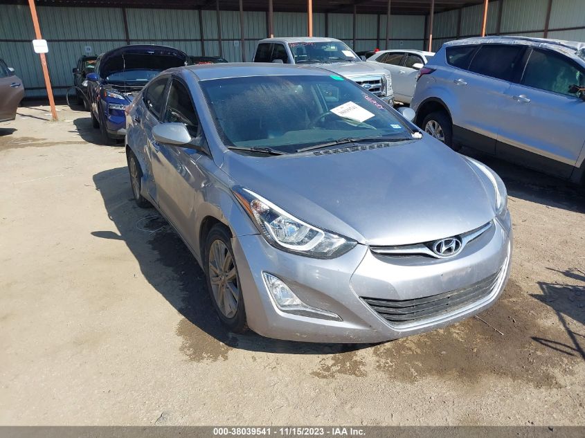 2016 HYUNDAI ELANTRA SE/SPORT/LIMITED - 5NPDH4AE3GH768743