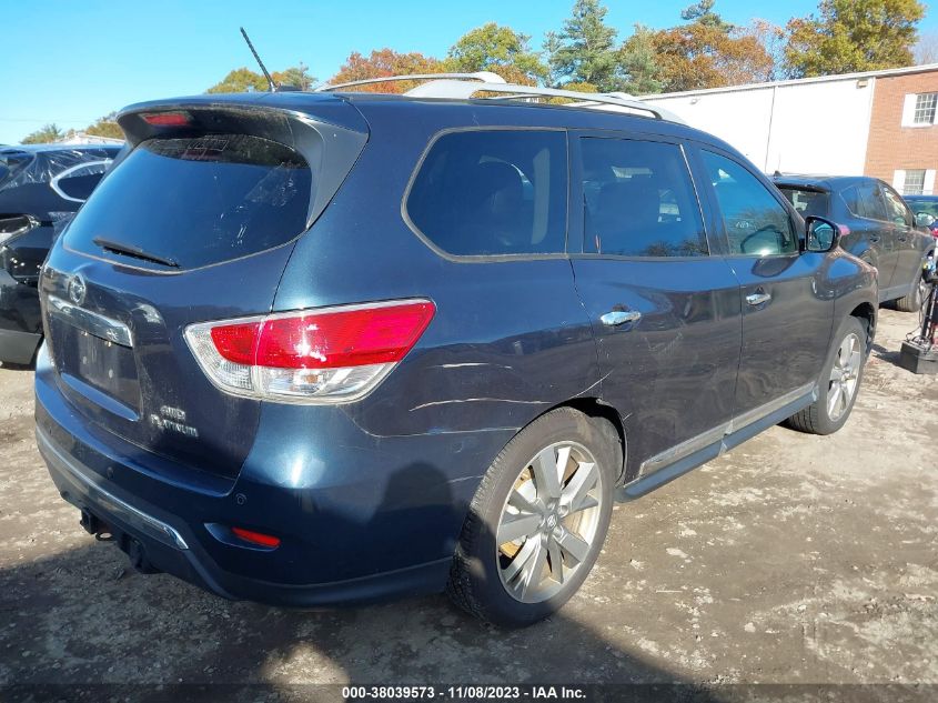 2013 NISSAN PATHFINDER PLATINUM - 5N1AR2MM0DC656587