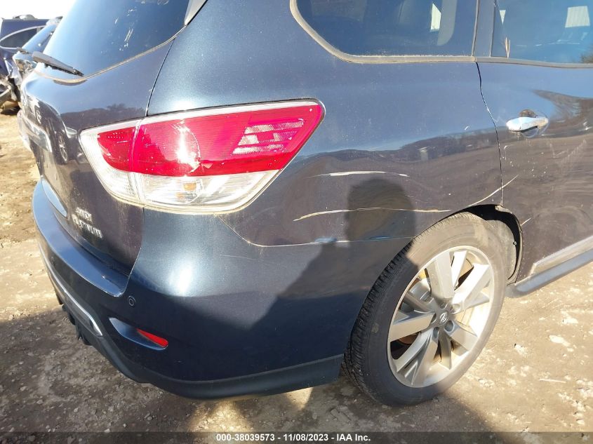 2013 NISSAN PATHFINDER PLATINUM - 5N1AR2MM0DC656587