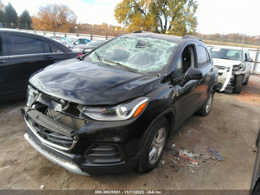 VIN KL7CJLSB9MB323870 2021 CHEVROLET TRAX FWD LT