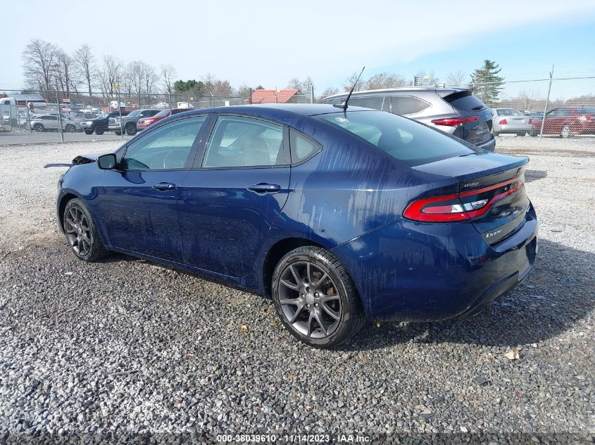 2015 DODGE DART SXT - 1C3CDFBB9FD302072