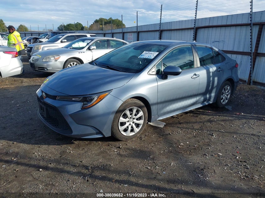 VIN 5YFEPMAE7MP203790 2021 TOYOTA COROLLA LE