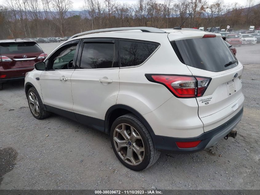 2017 FORD ESCAPE TITANIUM - 1FMCU9J96HUC44609