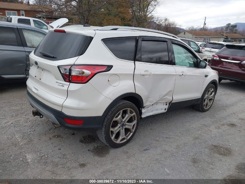 2017 FORD ESCAPE TITANIUM - 1FMCU9J96HUC44609