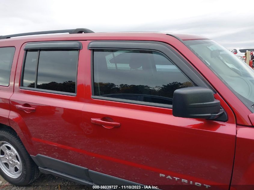 2015 JEEP PATRIOT SPORT - 1C4NJPBA1FD340969
