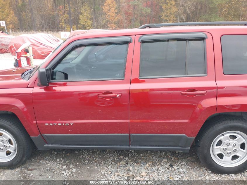 2015 JEEP PATRIOT SPORT - 1C4NJPBA1FD340969