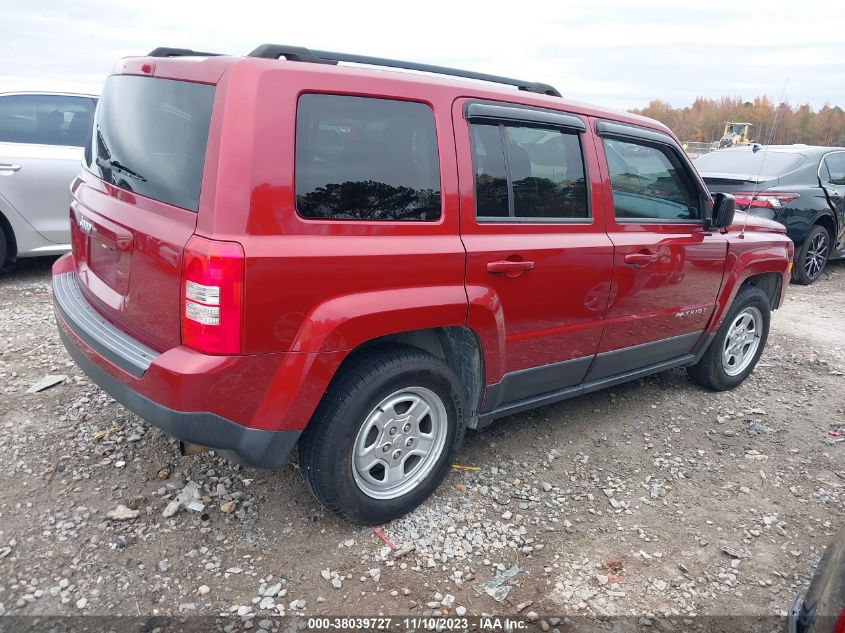 2015 JEEP PATRIOT SPORT - 1C4NJPBA1FD340969