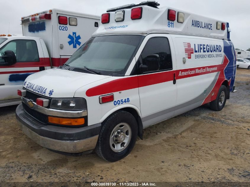 2013 CHEVROLET EXPRESS CARGO VAN DIESEL - 1GBZGUCL3D1100548