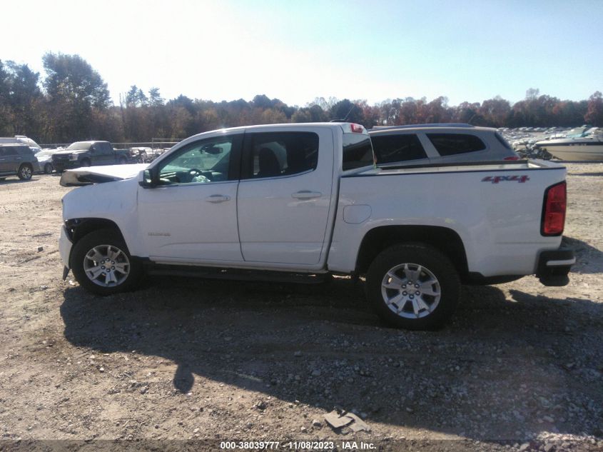 2020 CHEVROLET COLORADO 4WD  SHORT BOX LT - 1GCGTCEN4L1250156