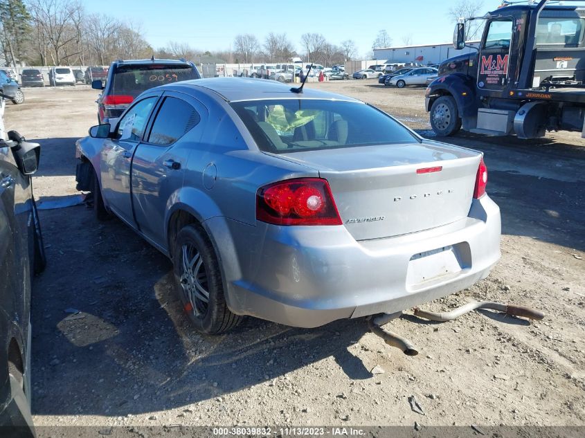 1C3CDZAB8DN677770 | 2013 DODGE AVENGER