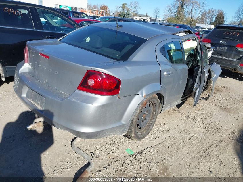 1C3CDZAB8DN677770 | 2013 DODGE AVENGER