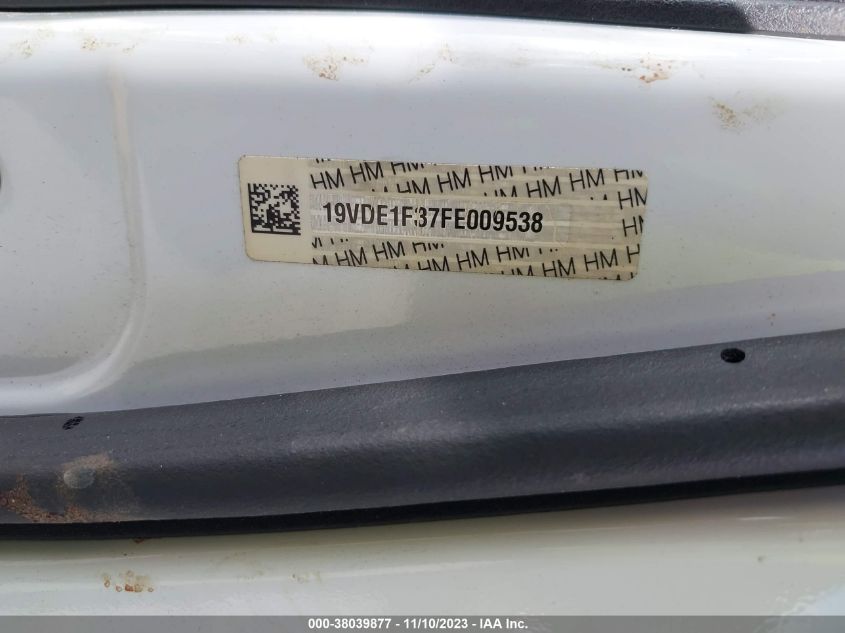 2015 ACURA ILX 20 - 19VDE1F37FE009538