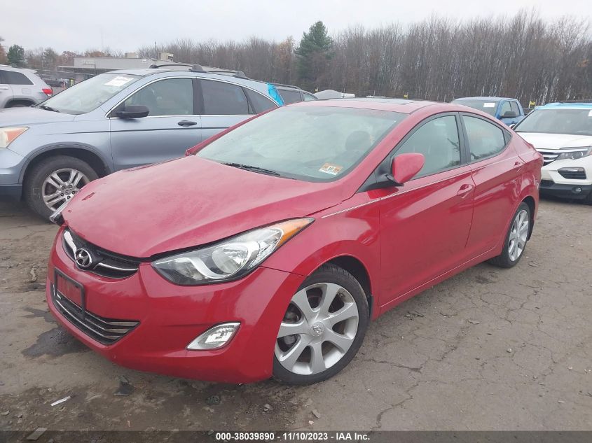 2013 HYUNDAI ELANTRA LIMITED (ULSAN PLANT) - KMHDH4AE6DU935335