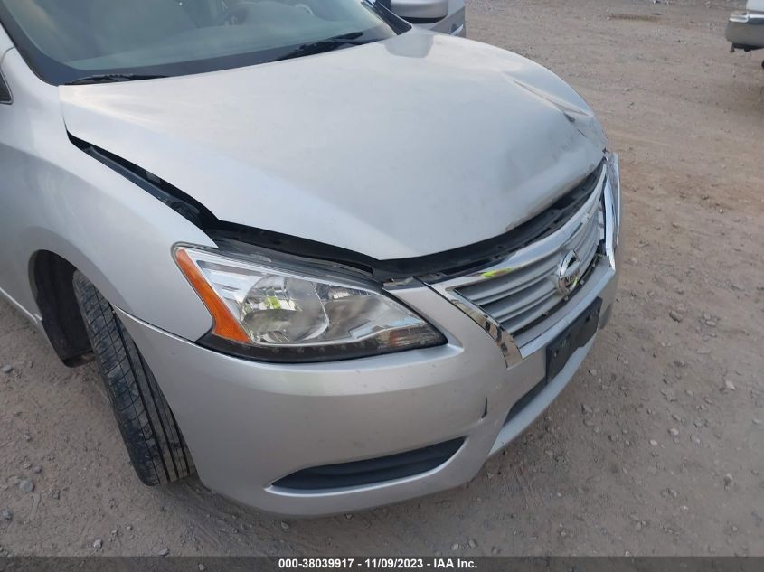 2013 NISSAN SENTRA S - 3N1AB7AP3DL792305