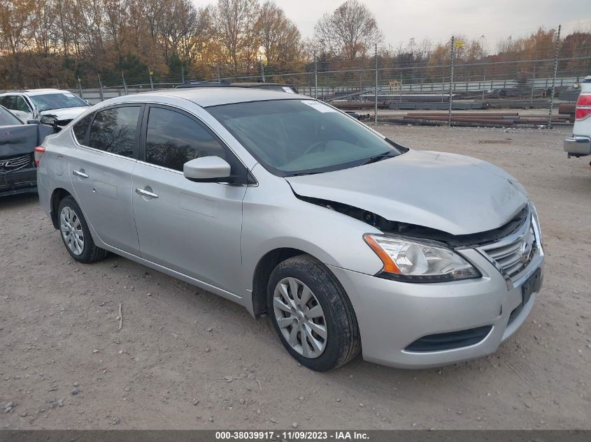 2013 NISSAN SENTRA S - 3N1AB7AP3DL792305