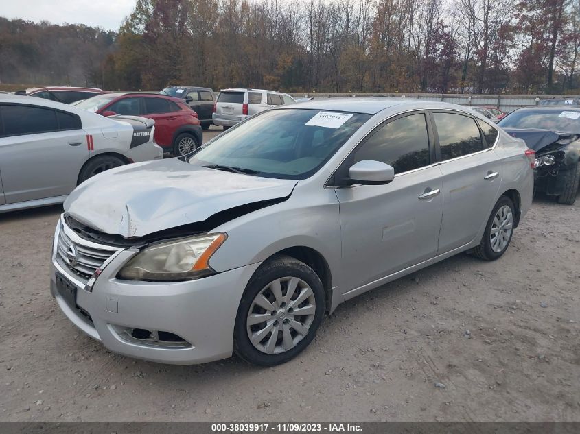 2013 NISSAN SENTRA S - 3N1AB7AP3DL792305