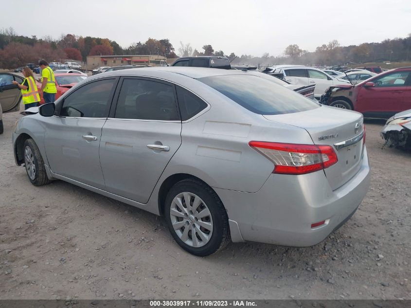 2013 NISSAN SENTRA S - 3N1AB7AP3DL792305