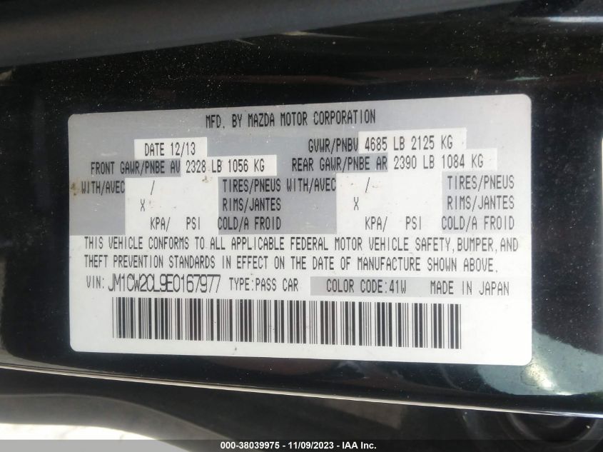 2014 MAZDA MAZDA5 TOURING - JM1CW2CL9E0167977
