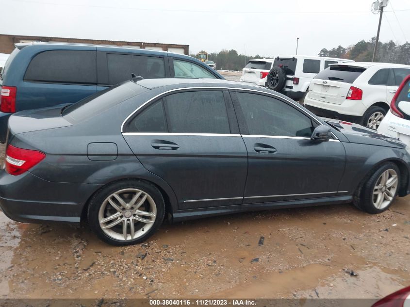 2014 MERCEDES-BENZ C 250 SPORT/LUXURY - WDDGF4HB6EG219091