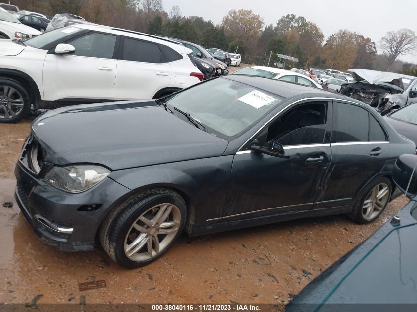 2014 MERCEDES-BENZ C 250 SPORT/LUXURY - WDDGF4HB6EG219091