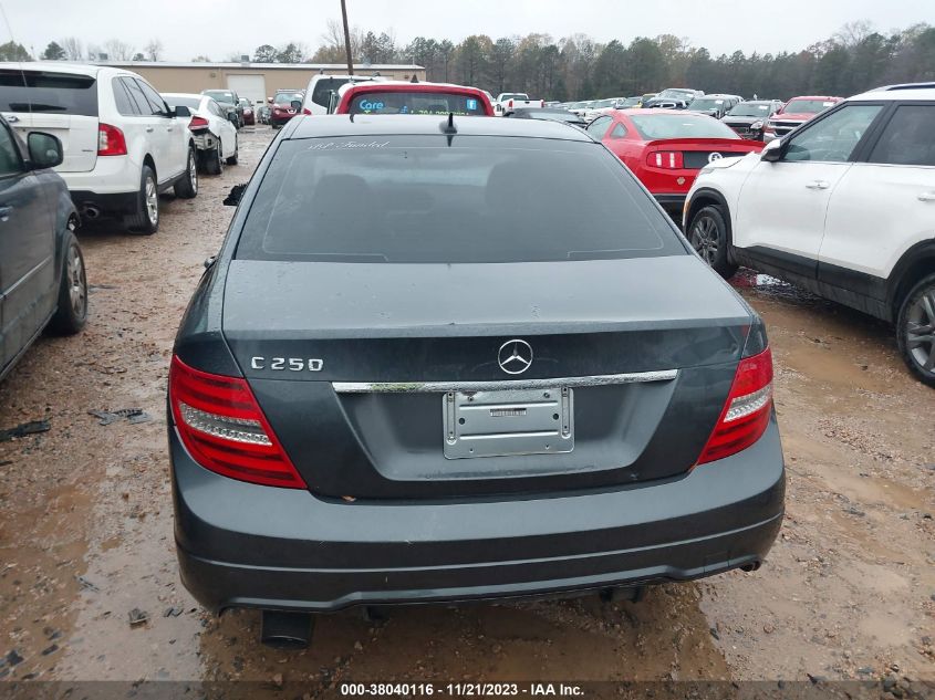 2014 MERCEDES-BENZ C 250 SPORT/LUXURY - WDDGF4HB6EG219091