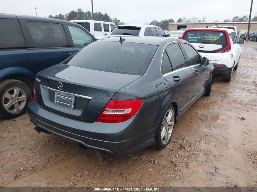 2014 MERCEDES-BENZ C 250 SPORT/LUXURY - WDDGF4HB6EG219091