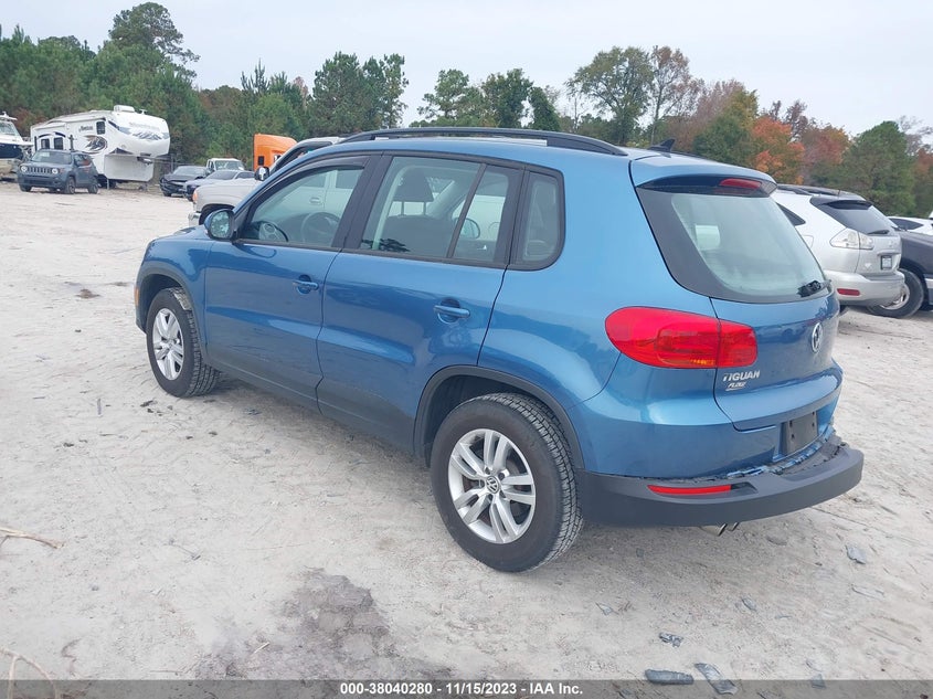 VIN WVGAV7AX3HW501513 2017 VOLKSWAGEN TIGUAN S/LIMITED